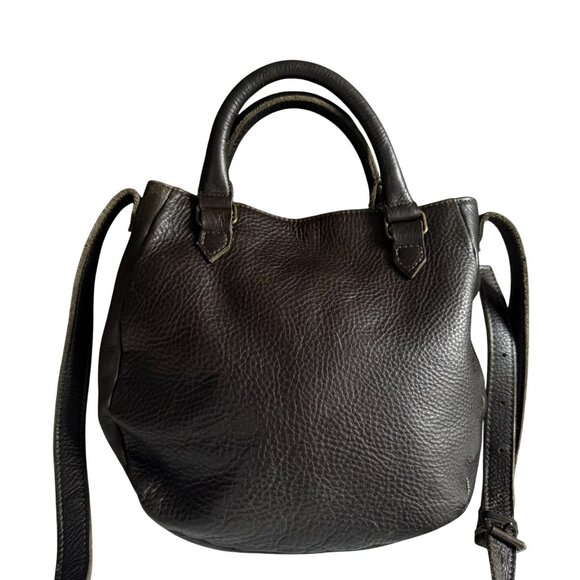 Duluth Trading Lifetime Leather Saddle Bag Item 92050 Black - Picture 3 of 12